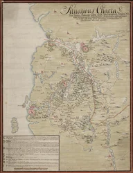 Situations Map of the Bahuus Fief and Norwegian Borders